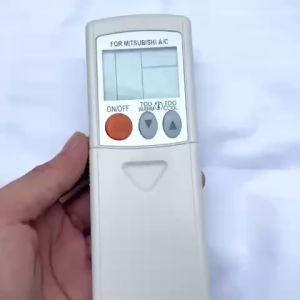 Điều khiển điều hòa Mitsubishi Mã 04 nắp trược remote máy lạnh Mitsubishi - Tặng kèm pin - Điện Tử Phương Uyên