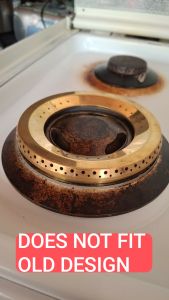 WCC 1 pc. La Germania Gas Stove 123mm Flame Burner RING ONLY fit for NEW DESIGN Base NOT INCLUDED