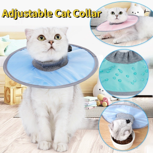 Pet E-Collar Waterproof Dog Cat Protective Cone Dog Elizabeth Collar Does Not Affect Eating Cats Wound Healing Protection Cover