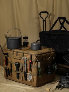 OCE GEAR Super Large Outdoor Camping Storage Bag Handheld Large Capacity Tactical Folding Box for Camping Equipment