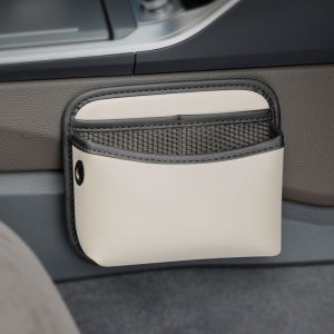 Stick-On In-Car Mini Storage Pouch Multi-Purpose Interior Sorting Bag Universal Vehicle Small Item Organizer