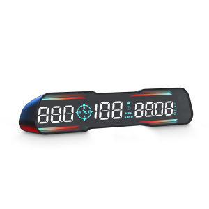 G19 GPS HUD Head Up Display Car Smart Gauge Speedometer Projector With Subtotal Mileage Compass Overspeed Alarm Electronic Accessories For All Cars