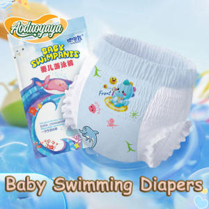Aoduoyaya Disposable Baby Kids Swimming Diapers Pant Waterproof Leakproof Wimming Diaper Lampin Renang Bayi