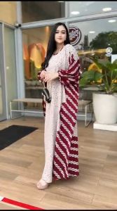 DIVASHION - Kaftan Gamis Wanita Jumbo Ld 170Cm Rayon Premium Adem Nyaman Dan Trendy