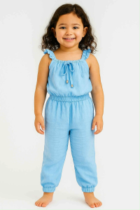 SET OF 3 BUBBLE LATTICE KIDS TERNO SPAGETTI OOTD FOR 1-7 YEARS OLD