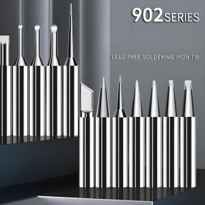 YIHUA Pure Copper Soldering Iron Tips 902 Series High Quality BGA Welding Tools Compatible with Yihua 995D+-I 938BD+-I 853AAA+-I