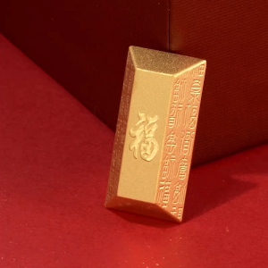 Chow Sang Sang 周生生 999.9 24K Pure Gold Chinese Gifting Pine and Gold Brick Blessings for Women & Men 958189 Price-by-Weight 20g Gold
