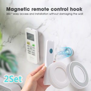 2Set Magnetic Hook Wall Mounted Strong Magnetic Refrigerator Hook Sticker Remote Control Storage Rack Cabinet Home Organizer Hook