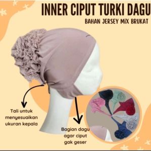 Ciput// Inner Cepol Turki Dagu Daleman Hijab Jersey Premium