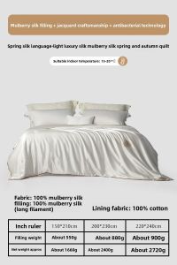 Mercury | 100 Percent Silk Duvet for Spring Autumn and All Seasons