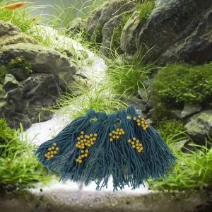 6/9pcs Hatchery Spawning Mop Spawning Mops For Fish Aquarium Bucket Adornment Yarn Aquarium Hideout Breed Mops Breeding