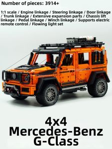 GULY | Đồ Chơi Xe Hơi Mô Hình G-Class Màu Cam Điện Tử