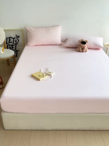 3in1 Bedsheet King/Queen/Double/Single Fully Garterized Hotel Quality Plain Color Fitted Bed Sheet