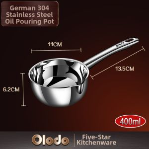 Olodo | Mini Hot Oil Pot 304 Stainless Steel