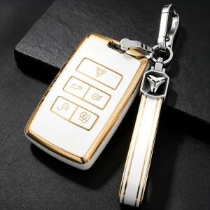 TPU Car Remote Key Case Cover for Land Rover Range Rover Discovery 5 Sport 2018 2019 for Jaguar XEL E-PACE Shell Accessories