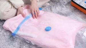Vacuum Storage Bags Plastic Packaging BagsSpace Saver Sealer Compression Bags for Blankets Pillows BeddingClothes Organizer