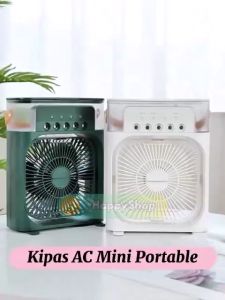 READY STOCK!! Kipas Angin Uap Air Embun/air Cooler Fan AC Portable Air Cooler Super Dingin 600ml / Kipas Angin Mini Portable AC - BL002