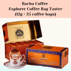 Bacha Coffee Assorted Navigator Coffee Bag Taster Gift Box 12g