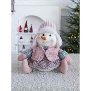 Christmas Decoration Figurines Snowman and Santa for Display