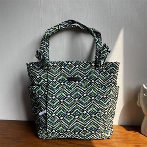 DaVee | Printed floral versatility fabric bag tote bag shopping bag mommy bag