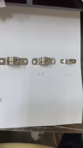 5pcs ALLAN Stainless Steel Conduit Clamps Two Hole U Bracket Rigid Pipe Metal U Clamp Conduit Strap Tension Clips U-tube Clamp Heavy Duty