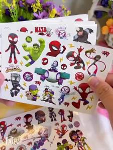 Hot Toys | 1Pcs Spidey And His Amazing Friends Temporary Tattoos For Birthday Party Supplies Favors Cute Tattoos Stickers Decoration