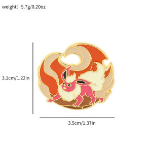 Bandai | Cute Multi Eevee Evolution Enamel Pins Decorative Pins for Denim Jacket Backpack Clothing Anime Collectible Gift for Boys Girls