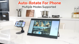 【SG Local Warehouse】ZSCMALL 18.5”/21.5“/23.8” FHD 1080P 100 Hz Portable Monitor wireless&Battery Build in 5000mAh lasts for 4 hours monitor 100% sRGB FHD HDR USB HDMI with VESA Ultra Slim Portable Laptop Monitorfor Computer Switch Phone