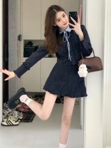 CHANGTONG | Spring Chic College Style Two-Piece Set Womens Outfit