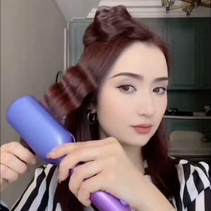 Professional Hair Waver Iron Ceramic Eggroll Hair Curler Triple Barrel Hair Curling Wand Curly Wave Curling Roller Styling Tools