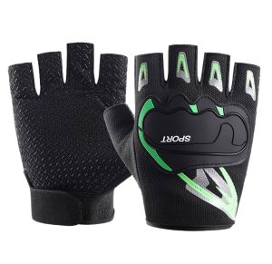 Breathable Touch Screen Non Slip Wear Resistant Cycling Motorcycle Gloves with Palm Protection for Outdoor Mountaineering H