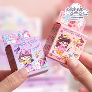 {Ready Stock} Adhesive Tape Mini Blind Box Hand Account Sticker Mystery Box Washi Decorative Sticker