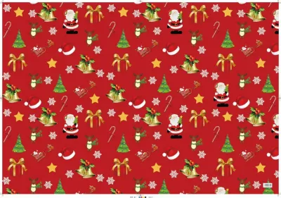 Sét 5 tờ giấy gói quà noel(Giao màu ngẫu nhiên như hình đăng)