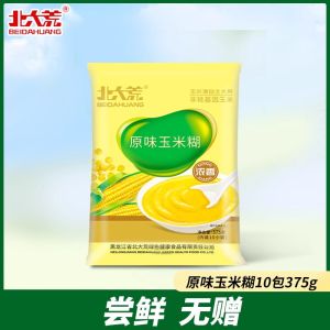 Low Fat Original Flavor Sugar Free Corn Pudding Instant Breakfast Meal Replacement Beverage Northern Wilderness Corn Flour