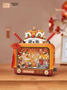 Loz | Bộ Xây Dựng Mô Phỏng Múa Lân Tết Nguyên Đán