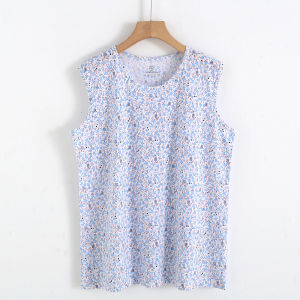 Elderly Vest Female Pure Cotton Summer Thin Loose Grandma Undershirt Cotton Women Middle-Aged and Elderly Ladieswear Intimates