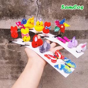 Kẹp tóc cho bé gái nhiều mẫu hình động vật chong chóng bé gái dễ thương SamCos