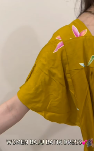 WOMEN BATIK DRESS PLUS SIZE 5XL/BAJU BATIK DRESS SIZE BESAR BRAND ALADDIN GOOD QUALITY READY STOCK