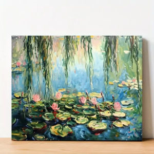 Iconic Monet Water Lilies Impressionist Artwork Jigsaw Puzzle 500/1000/1200/2000PCS Stress Relief Puzzle Wall Art Decor Gift
