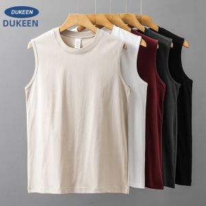 DUKEEN | Summer Loose Heavyweight Pure Cotton Mens Vest 230G