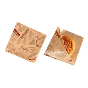100pcs/set Kemasan Sandwich 18cmx18cm Kemasan Roti Sandwich Wrap Roti Sandwich Bag Box Sandwich