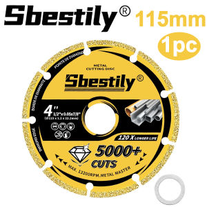 Sbestily 1PC 115mm Diamond Cutting Disc Carbide Cutting Wheels For Angle Grinder Metal Rebar Steel Cast Iron INOX Cutting
