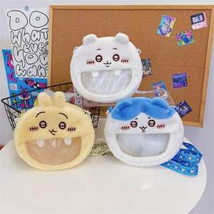 Tendytrendz Anime Chiikawa Túi Túi đeo chéo trong suốt Kawaii Usagi Túi đeo vai Sáng tạo Dung tích lớn Phim hoạt hình Túi Hachiware sang trọng dễ thương dành cho bé gái