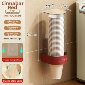 youqin | Dustproof Wall-Mounted Cup Holder Organizer
