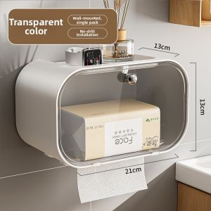 Wall-free Waterproof High-end Toilet Paper Box