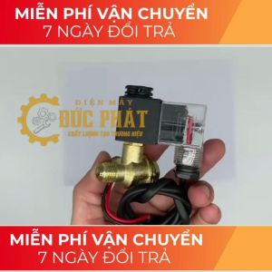 Van từ tính máy nén khí hiệu Chenhao có cụm van đồng VANDIEN3 VANDIEN4