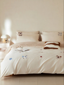 shui yang | Bộ Đồ Chăn Ga Gối Bằng Cotton Cho Trẻ Em