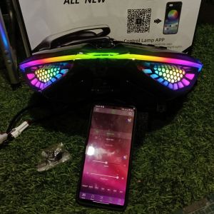 LAMPU BELAKANG STOPLAMP NMAX NEW 2020 2021 RGB REMOTE SEIN RUNNING