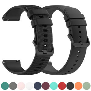 20 22mm Silicone Strap For Garmin Venu 3 Band Forerunner 265 255 245 165 Music Vivoactive 4 Bracelet For Garmin Venu2 Plus Belt