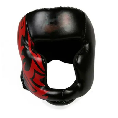 เฮดการ์ดมวย เฮดเกียร์ หมวกมวย หมวกป้องกันศีรษะ ThaiBoxing หมวกป้องกันสะเทือน แบบปิดแก้ม Head Gear Head Guard มวยไทย